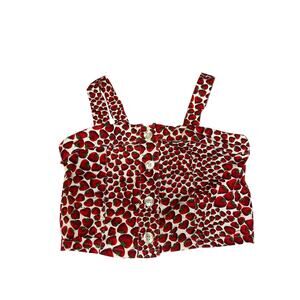 Crewcuts strawberry tank top size 6-7